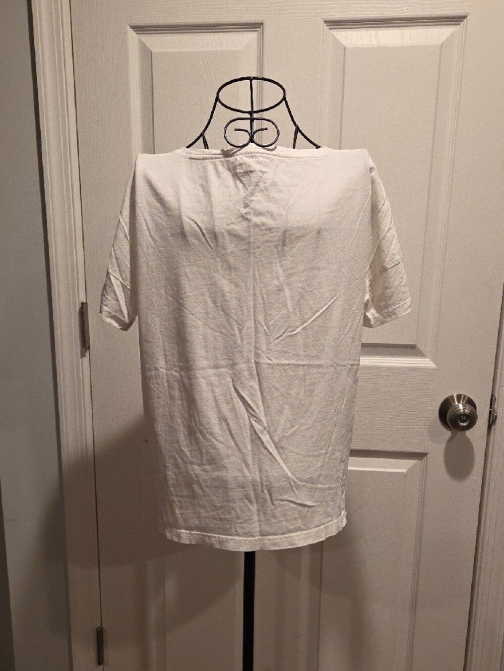 Roxy White Short-Sleeve Graphic Tee with Faded Portrait Print The Doors - Picture 3 of 4